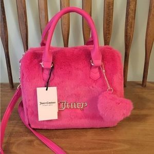 Juicy couture free love fluffy satchel